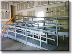 custom built wooden garage ramps